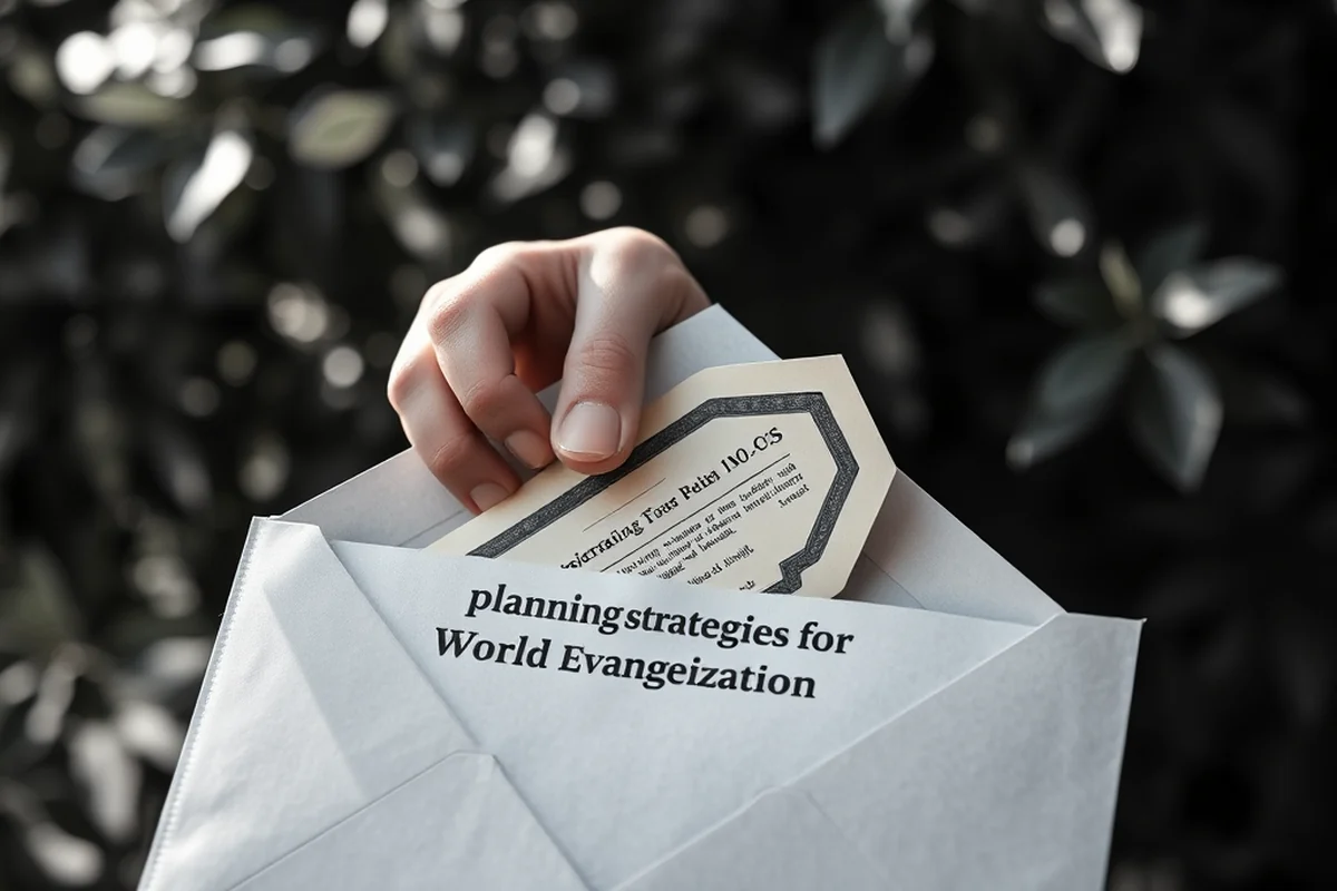 planning strategies for world evangelization — Planning Strategies for World Evangelization (step by step)