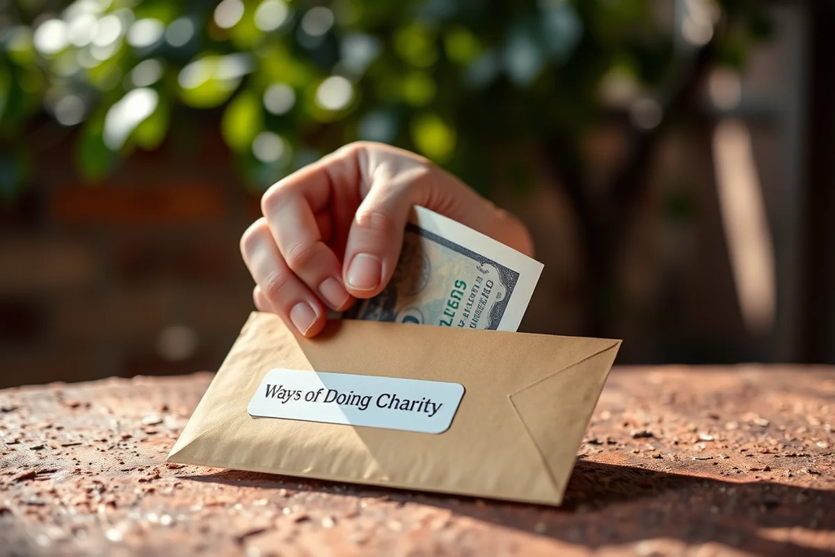 ways of doing charity — Ways Of Doing Charity (step by step)